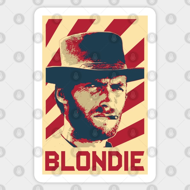 Blondie Retro Propaganda Sticker by Nerd_art